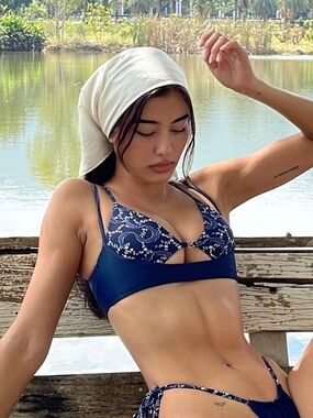 Frankies Bikinis Bellamy Ribbed Bikini Top